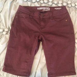 New! Burgundy shorts